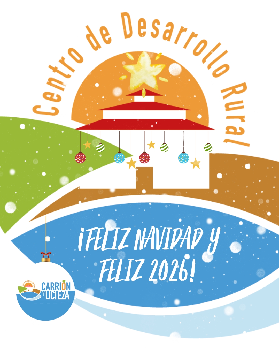 🎄La Navidad nos recuerda la importancia de la comunidad, la cercanía y el apoyo mutuo, valores que dan sentido a nuestro trabajo en el medio rural. 

Desde el CDR Carrión y Ucieza, os deseamos unas felices fiestas💫