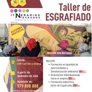 Miniatura taller de esgrafiado