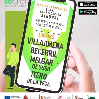 Miniatura. Cartel App Serural Villajimena, Becerril, Melgar de Yuso, Itero de la vega