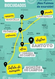 Miniatura mapa excursión a Santoyo BIOCUIDADOS