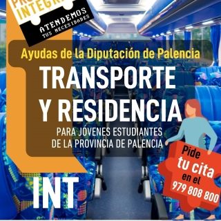 Miniatura. Ayudas de la Diputación de Palencia, Transporte y residencia