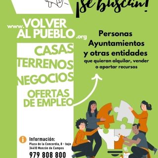 Miniatura. Se buscan personas que quieran alquilar, vender o aportar recursos.