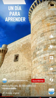 Un dia para aprender, visita al castillo de fuentes de valdepero.