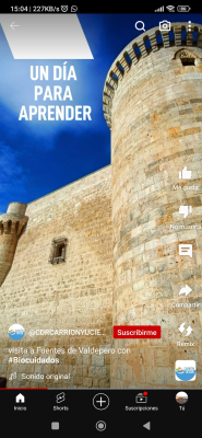 Un dia para aprender, visita al castillo de fuentes de valdepero.