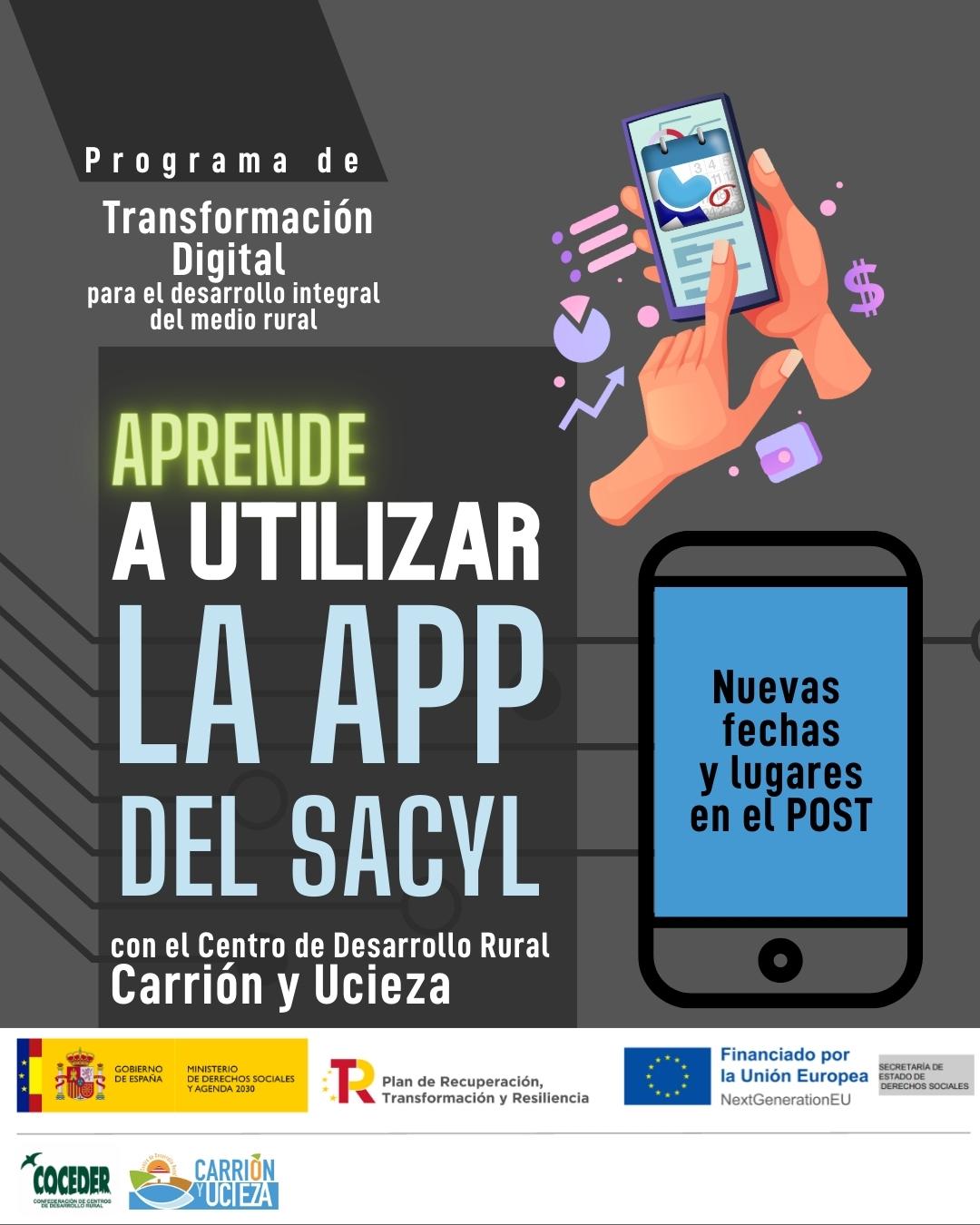 Aprende a utilizar la ap de Sacyl