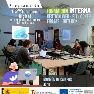 Miniatura, formación interna gestion web, bitlocker, firmas, outlook