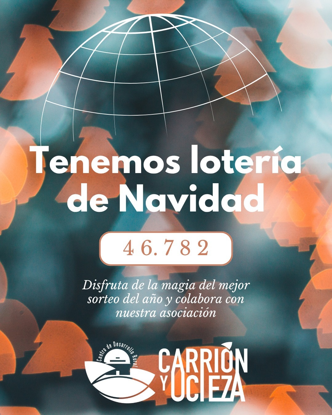 🎅🎄 ¡Ya está aquí la Lotería de Navidad del Centro de Desarrollo Rural Carrión y Ucieza! 🎄🎅

Este año queremos que la suerte toque también en nuestros pueblos… ¡y que la ilusión se reparta por todo el territorio rural! 🌟

Disponemos de participaciones para que todo el mundo pueda colaborar y compartir la ilusión del sorteo más esperado del año 🎁
Con tu aportación, además, estarás apoyando los programas y actividades que realizamos para mejorar la vida en el medio rural 💚

📍 Puedes conseguirlas en nuestra oficina de Monzón de Campos o a través del equipo del CDR.
¡No te quedes sin la tuya! 🍀