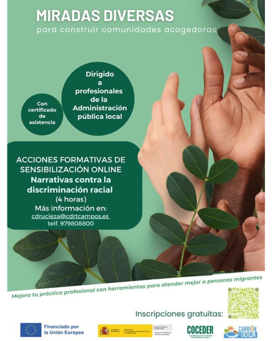 Formación gratuita para personal de la administración pública: mejora la atención a personas migrantes y racializadas