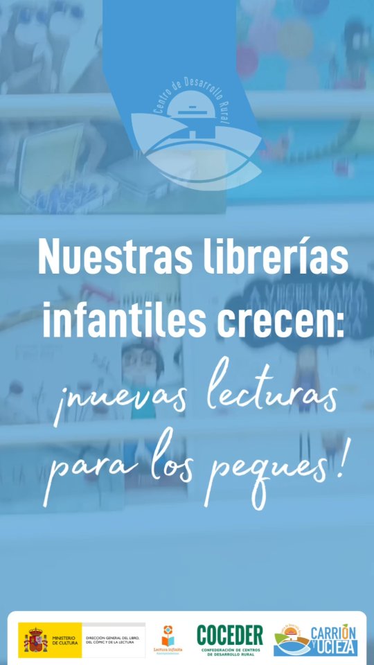 En el marco del Programa de Animación a la Lectura en el Medio Rural, seguimos incorporando nuevos títulos a nuestra colección.

📚✨ Ampliamos nuestra biblioteca infantil para trabajar, tanto en la Ludoteca como en las actividades de tiempo libre en la comarca, temas como igualdad de género, emociones y autoestima.

Más cuentos, más aprendizajes, más lectura en el medio rural.

Este proyecto está subvencionado por el @culturagob , y apoyado por #lecturainfinita. El Centro de Desarrollo Rural Carrión y Ucieza, siempre de la mano de @coceder_rural . Dirección General del Libro, del Cómic y de la Lectura . (@libroylecturagob )