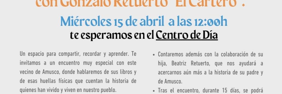 Comunidades Inclusivas, Amusco. Gonzalo Retuerto