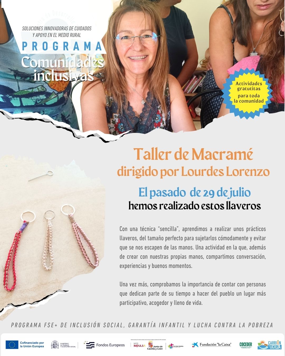 soy de amusco, lourdes macramé